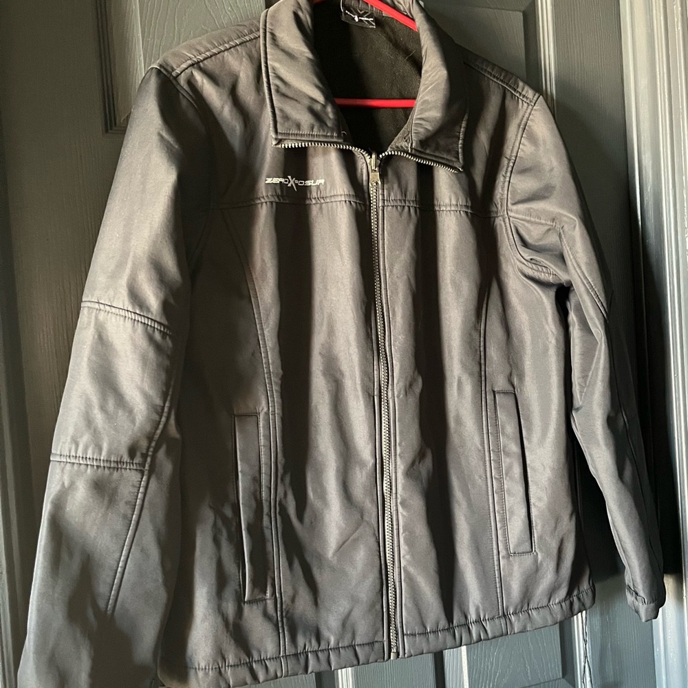 ZeroXposur Men's Dark Gray Lightweight Zip-Up Jacket